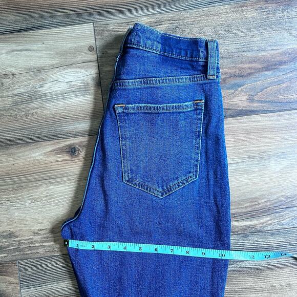 Abercrombie & Fitch Ankle Straight Ultra High Rise Curve Love Distressed 27 4 S - Picture 10 of 10